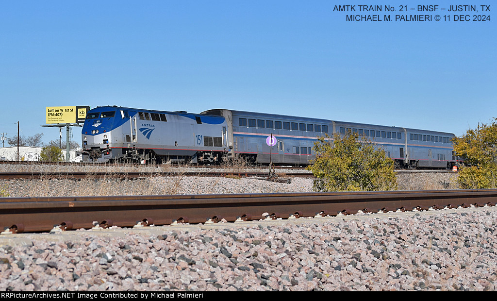 Amtrak Train No. 821